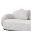 CLC8055-FS 3 Seater Fabric Sofa - Salt White