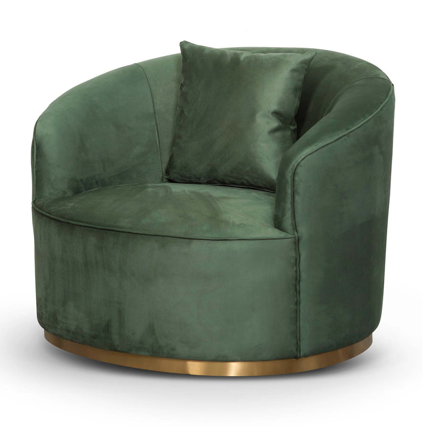 CLC8056-FS Armchair - Dark Green Velvet