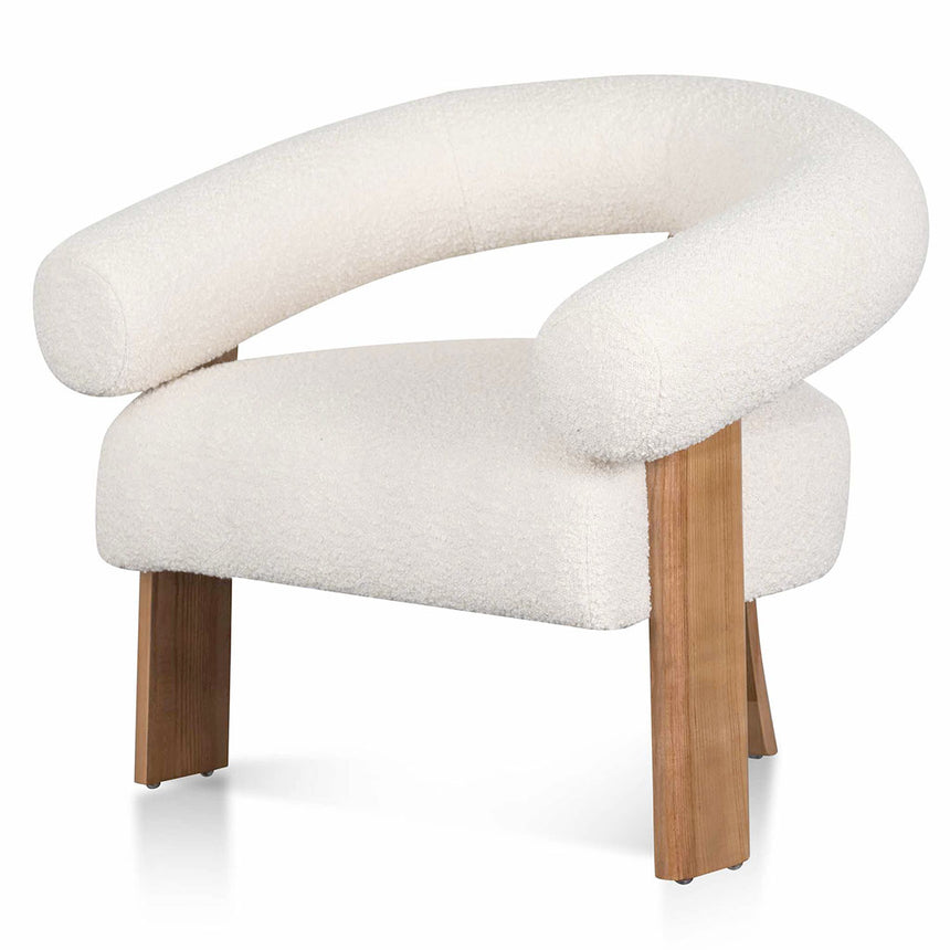 CLC8278-CA Armchair - Ivory White Boucle