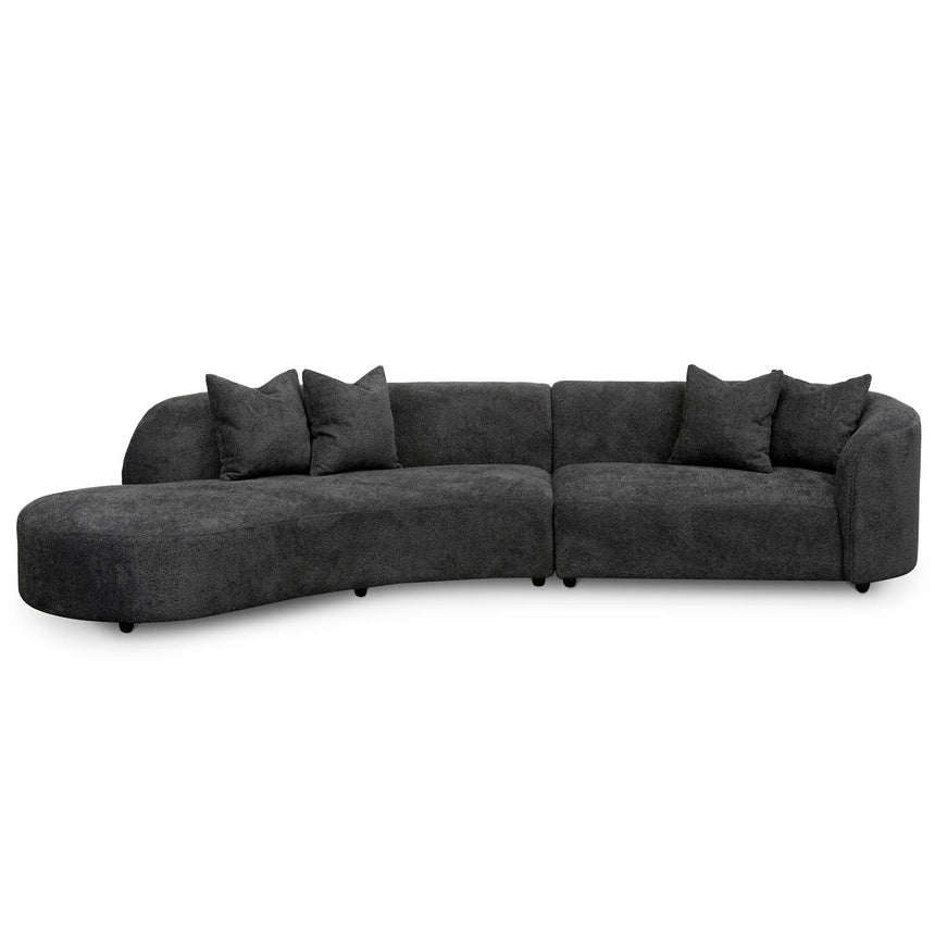 CLC8179-IG 3 Seater Sofa - Black Boucle