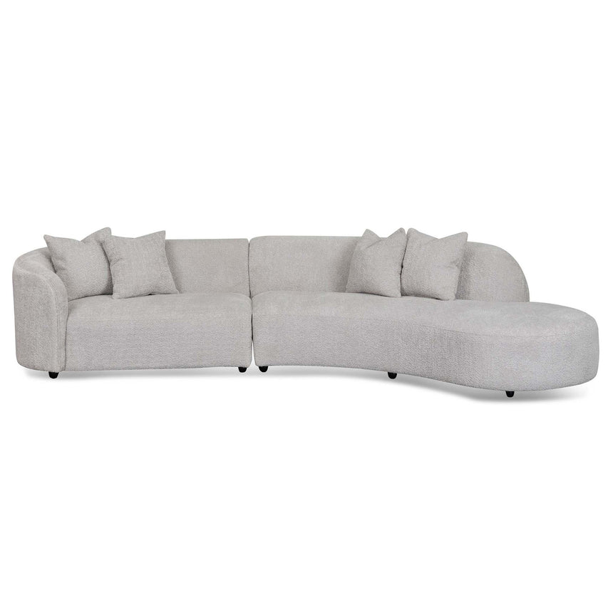 CLC6924-CA 3 Seater Sofa -Light Grey Boucle