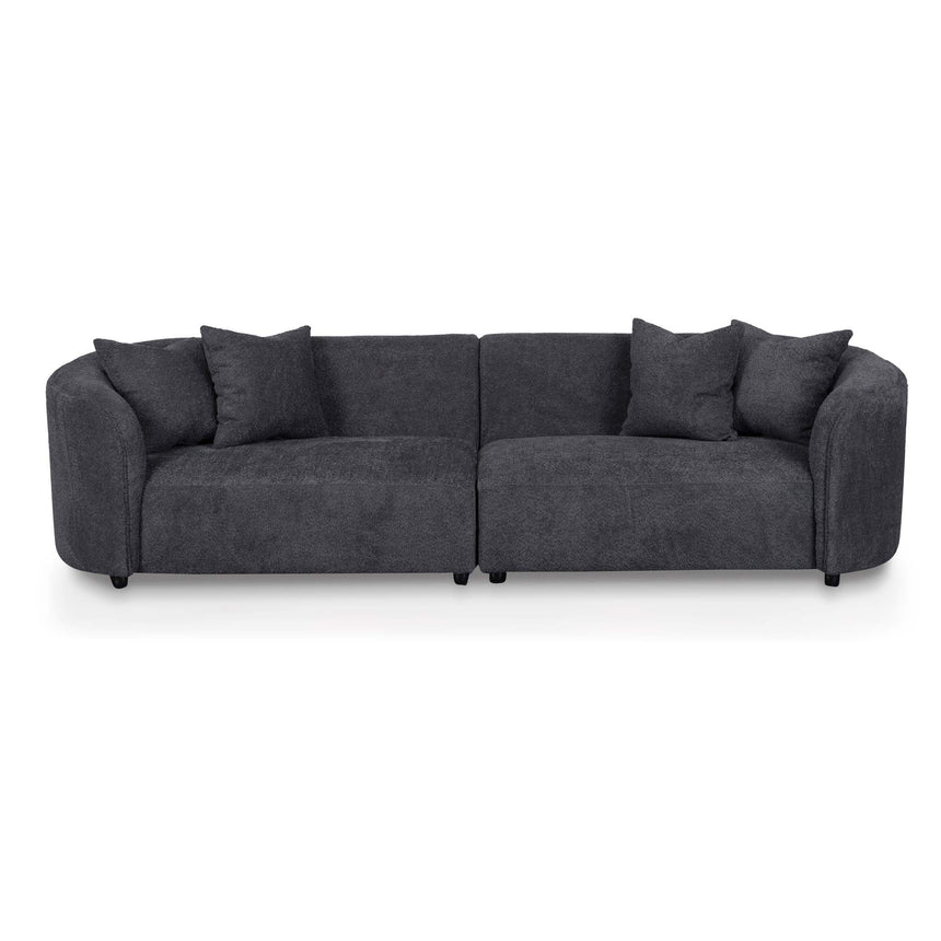 CLC8120-CA 4 Seater Sofa - Charcoal Fleece