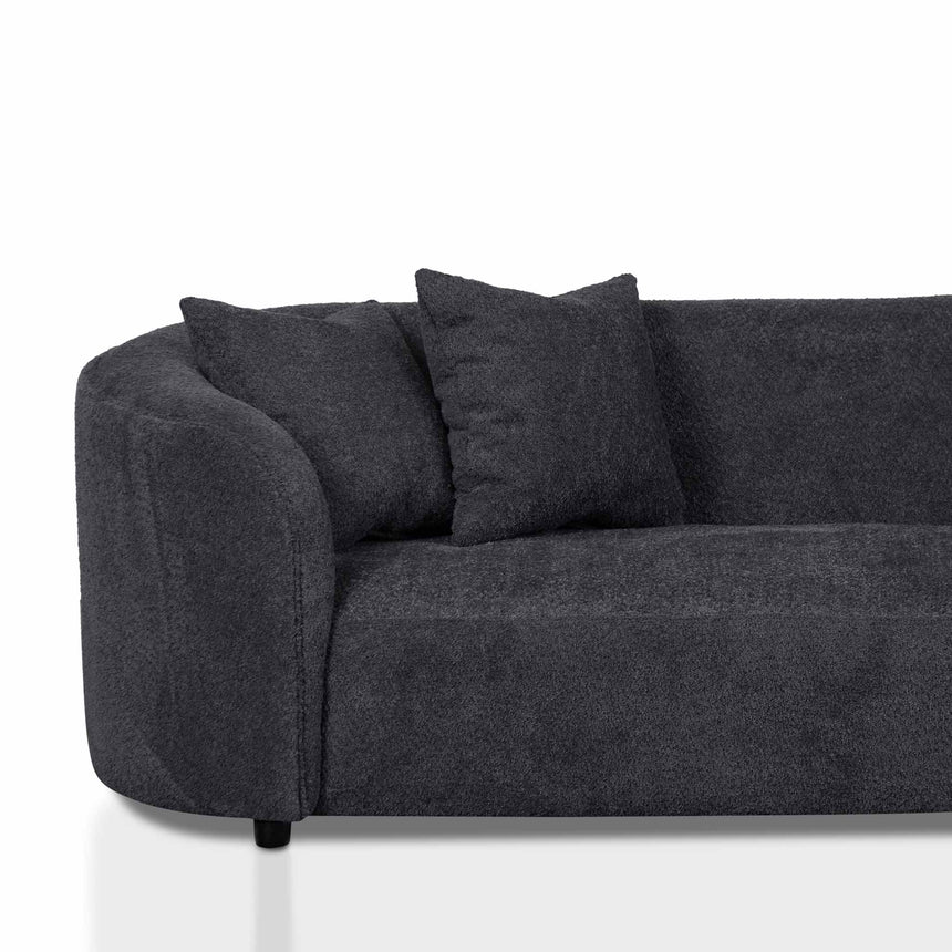 CLC8120-CA 4 Seater Sofa - Charcoal Fleece