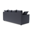 CLC8123-CA 3 Seater Fabric Sofa - Charcoal Linen - Last one