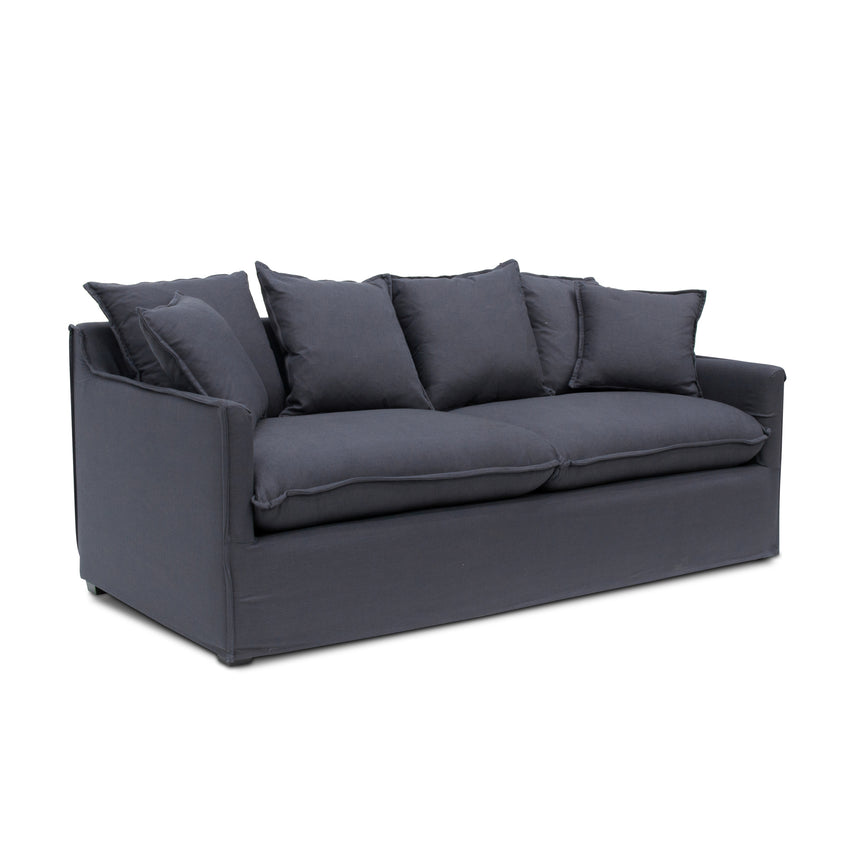 CLC8123-CA 3 Seater Fabric Sofa - Charcoal Linen