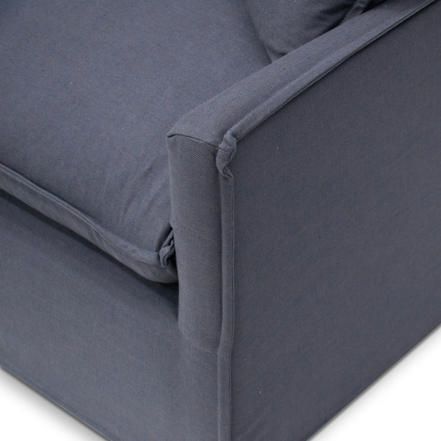 CLC8123-CA 3 Seater Fabric Sofa - Charcoal Linen - Last one
