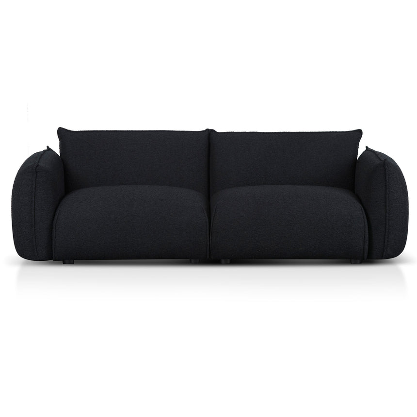 CLC8179-IG 3 Seater Sofa - Black Boucle