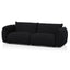 CLC8179-IG 3 Seater Sofa - Black Boucle