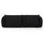 CLC8179-IG 3 Seater Sofa - Black Boucle