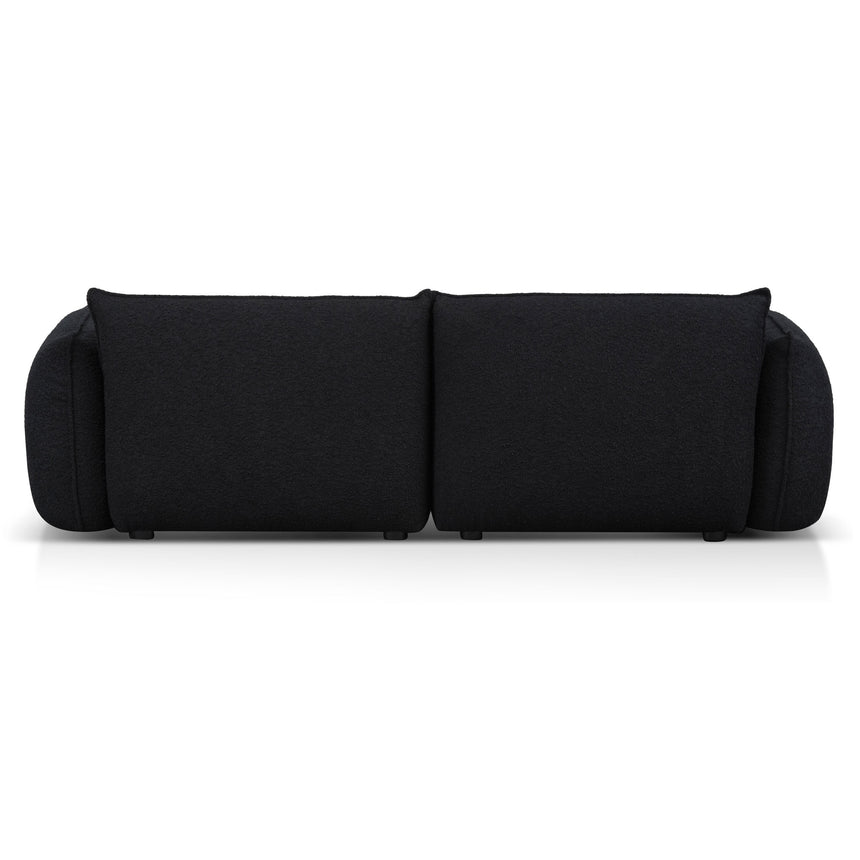 CLC8179-IG 3 Seater Sofa - Black Boucle