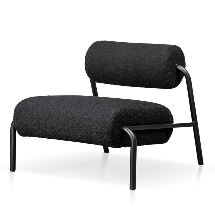 CLC8219-IG Lounge Chair - Black Boucle