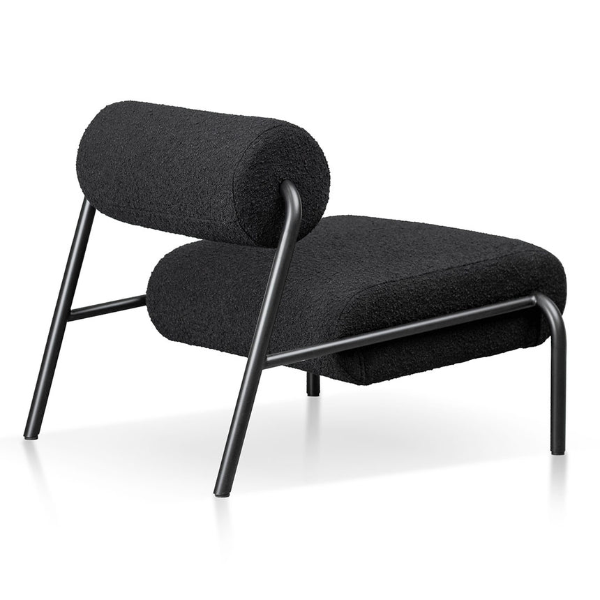 CLC8219-IG Lounge Chair - Black Boucle