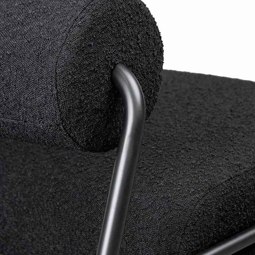 CLC8219-IG Lounge Chair - Black Boucle