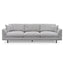 CLC8274-CA 4 Seater Fabric Sofa - Sterling Charcoal