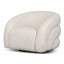 CLC8278-CA Swivel Armchair - Ivory White Boucle