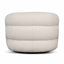 CLC8278-CA Swivel Armchair - Ivory White Boucle