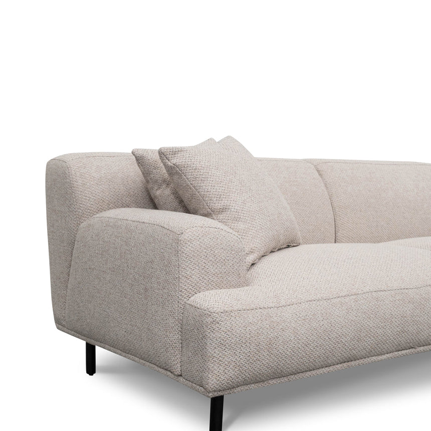 LC8838-CA 3 Seater Right Chaise Fabric Sofa - Sterling Sand