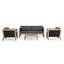 CLS6727-EM 4pcs Outdoor Lounge Set