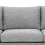CLC6159 3 Seater Fabric Sofa - Graphite Grey - Natural Legs