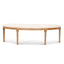 CDB8002-LJ 1.48m Oak Bench -Light Beige