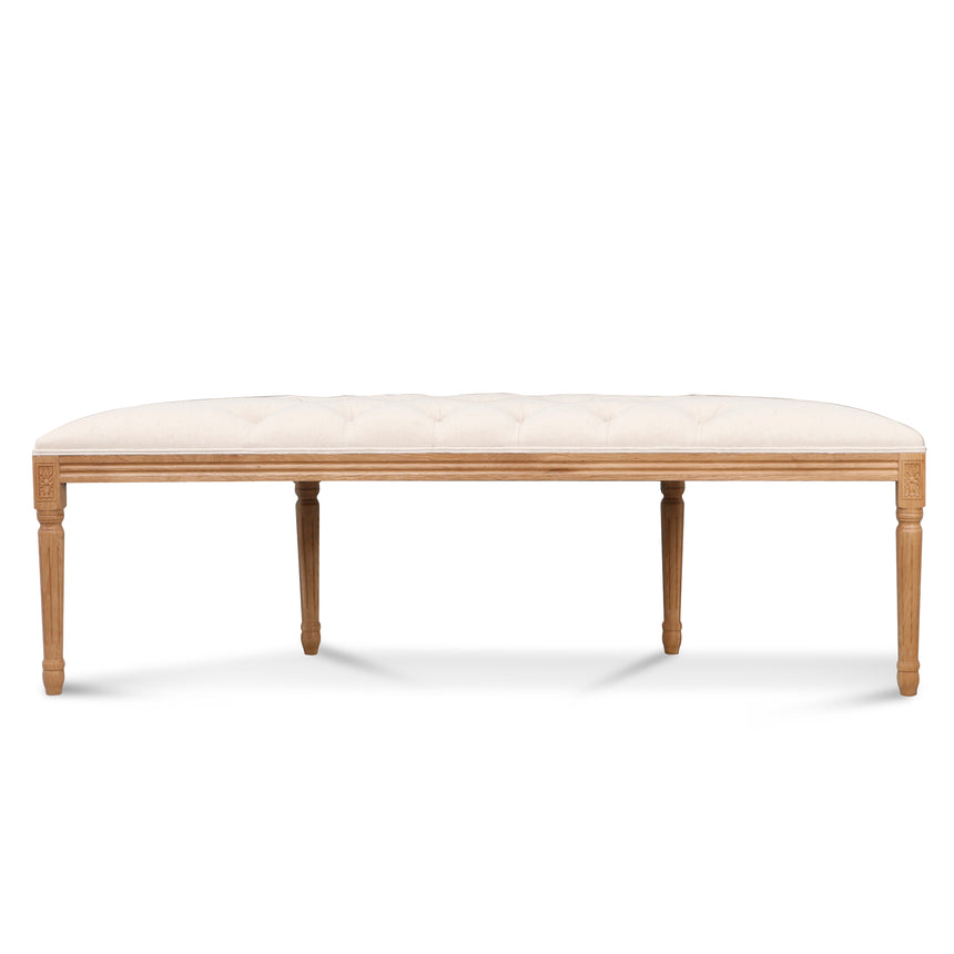 CDB8001-LJ 1.3m Oak Bench - Light Beige