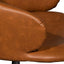 COC6510-LF Office Chair - Vintage Tan with Black Base