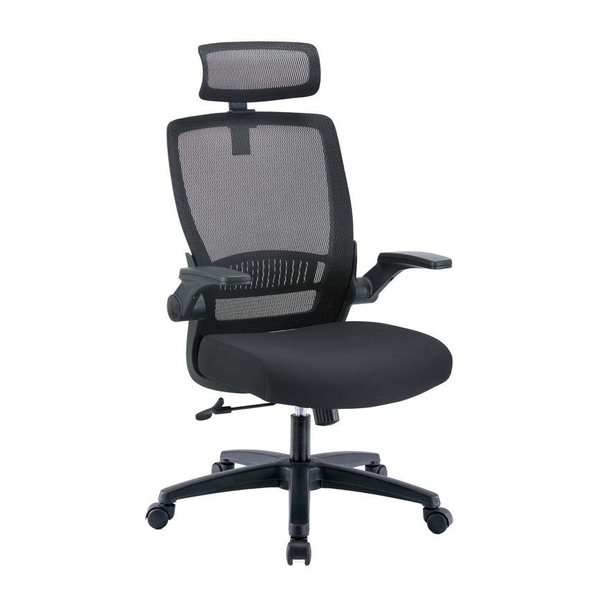 COC8252-UN Mesh Ergonomic Office Chair - Black
