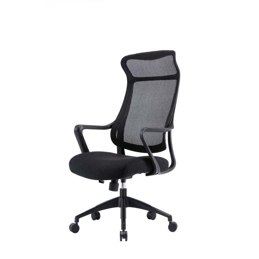 COC8254 UN Mesh Ergonomic Office Chair Black Calibre Furniture