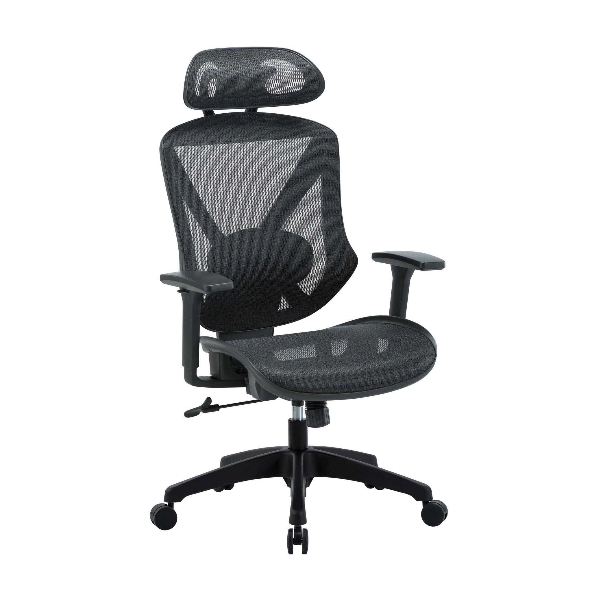 COC8255UN Mesh Ergonomic Office Chair Black Calibre Furniture