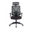 COC8256-UN Mesh Ergonomic Office Chair with Headrest - Black