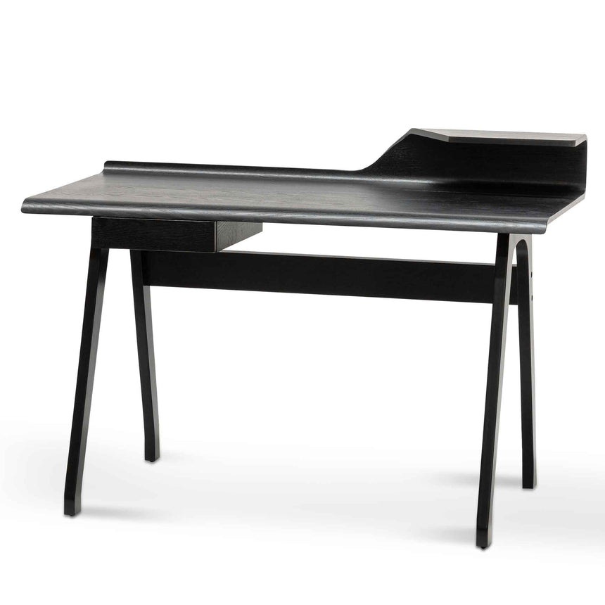 COT8663-NI 1.55m New Elm Home Office Desk - Full Black