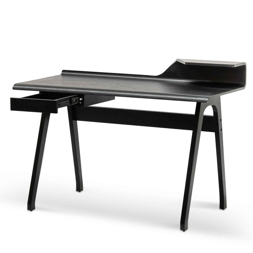 COF6225DR Wooden Home Office Desk Black Calibre Furniture