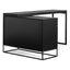 COF6450-CN Extendable Home Office Desk - Black