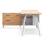COT6546-SN 160cm Left Return Executive Office Desk - Natural