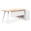 COT6546-SN 160cm Left Return Executive Office Desk - Natural