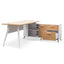 COT6547-SN 160cm Right Return Executive Office Desk - Natural