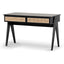 COT8058-KD 1.2m Home Office Desk - Full Black