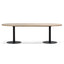 COT8129-SN 2.4m Oval Meeting Table - Natural