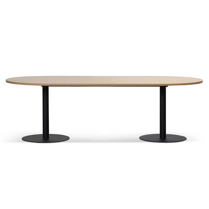 COT8129-SN 2.4m Oval Meeting Table - Natural