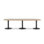 COT8130-SN 3m Oval Meeting Table - Natural