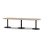 COT8130-SN 3m Oval Meeting Table - Natural