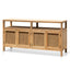 CDT6699 1.6m Sideboard Unit - Natural with Rattan Doors