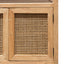 CDT66991.6m Sideboard Unit - Natural with Rattan Doors