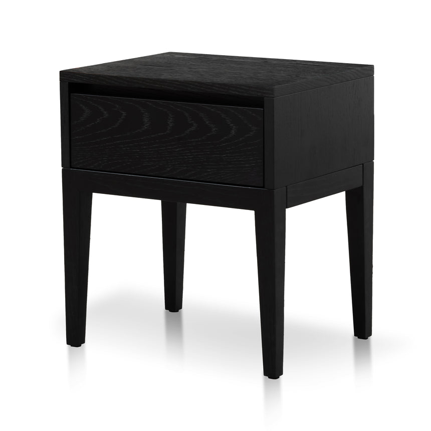 CST8041-AW Single Drawer Bedside Table - Walnut