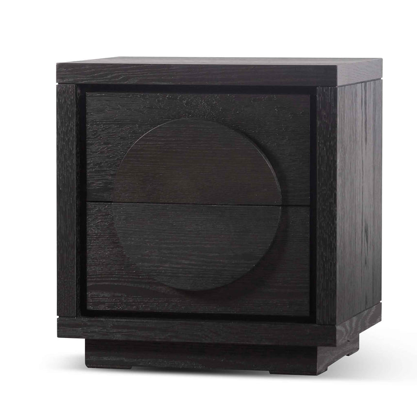 CST6594-VA Bedside Table - Textured Espresso Black