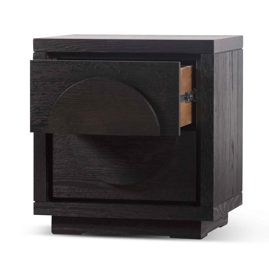 CST6594-VA Bedside Table - Textured Espresso Black