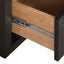 CST6594-VA Bedside Table - Textured Espresso Black