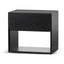 CST6716-CN Oak Bedside Table - Black