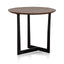 CST6734-IG Side Table - Walnut Top and Black Leg