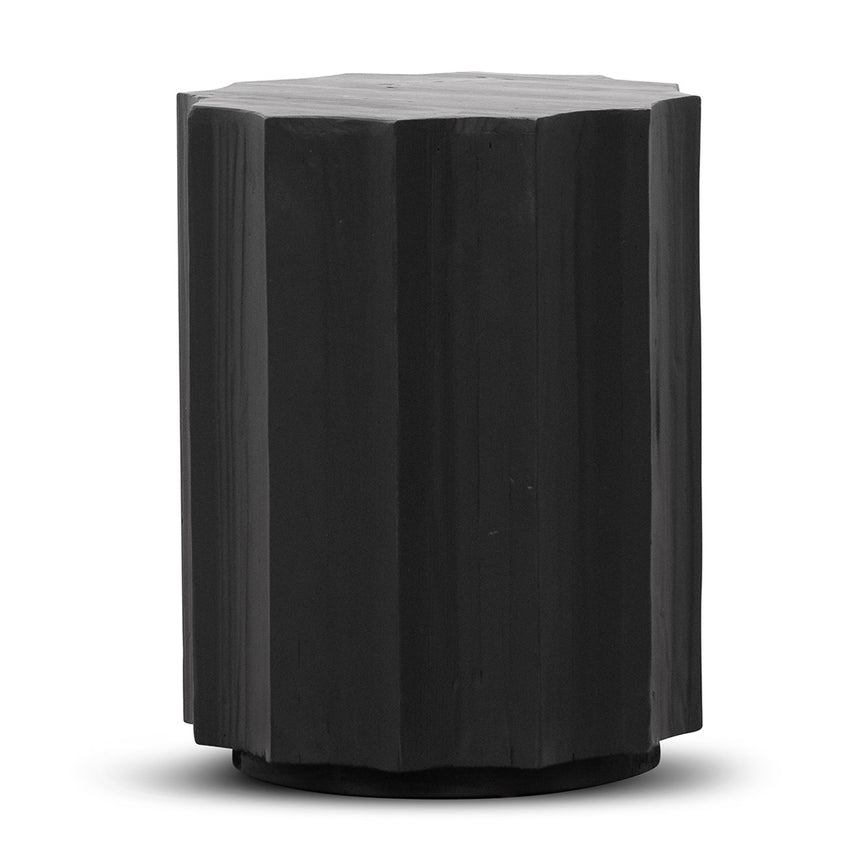 CST6918-SD Round Side Table - Full Black
